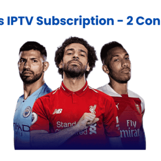 12 Months IPTV Subscription - 2 Connections