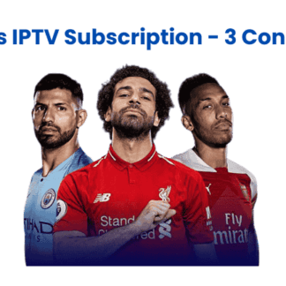 12 Months IPTV Subscription - 3 Connections