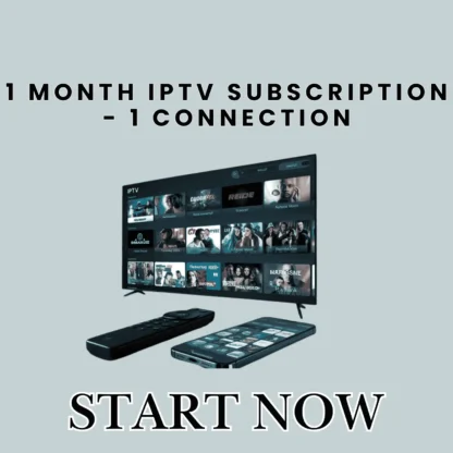 1 Month IPTV Subscription – 1 Connection