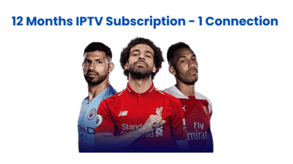 12 Months IPTV Subscription - 1 Connection