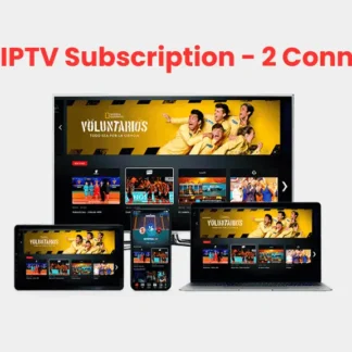 1 Month IPTV Subscription - 2 Connections