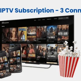 1 Month IPTV Subscription - 3 Connections