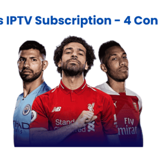 12 Months IPTV Subscription - 4 Connections