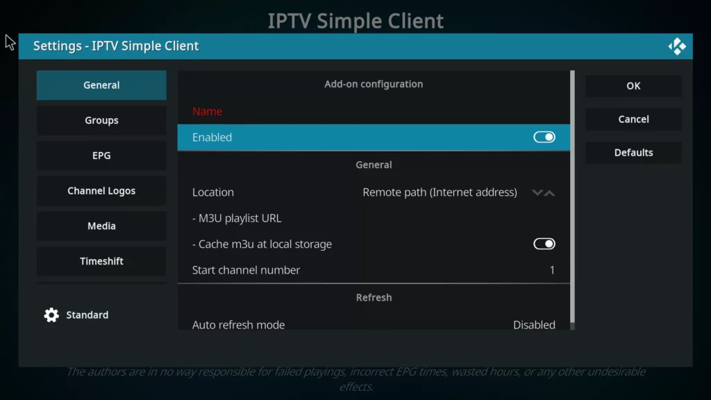 IPTV UK
Set up IPTV on kodi